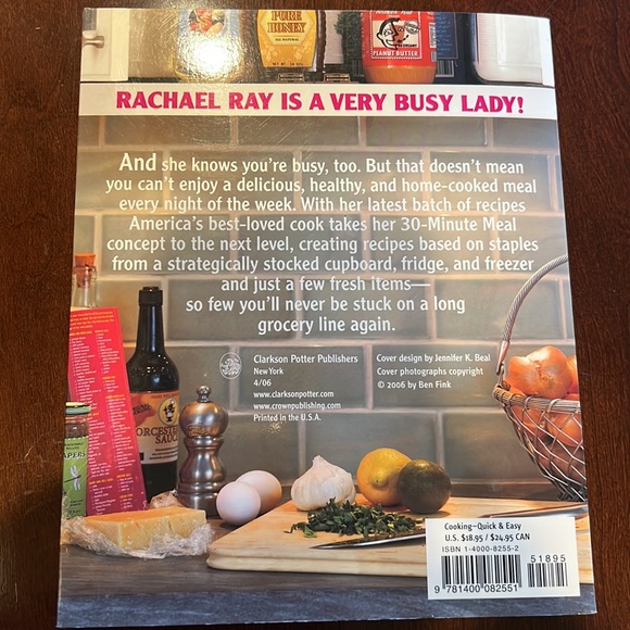 Express Lane Meals by Rachel Ray cooking book as seen on food network like new - Picture 2 of 14